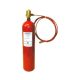 BAVARIA FireDeTec extinguishing system - 5 kg CO2 gas extinguisher, 8 meter hose