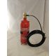 BAVARIA FireDeTec extinguishing system - 2 liters with ANTI-FREEZE foam, 8 meter hose