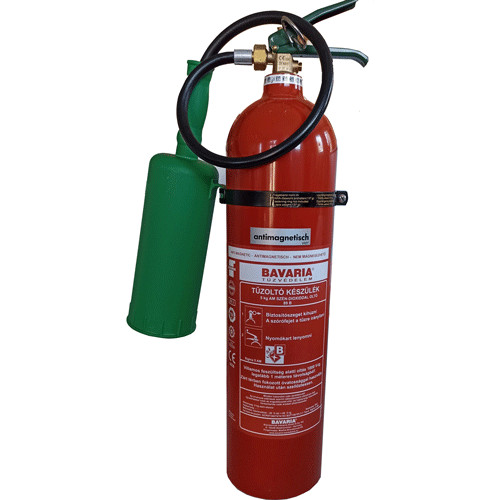 BAVARIA SIGMA AM 5 kg Carbon dioxide fire extinguisher, gas fire extinguisher 89B, non-magnetizable