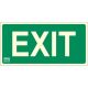 EXIT sign - Escape route, Illuminated plastic sign 32x16 cm, 0.7 mm thick - IMPLASER B150