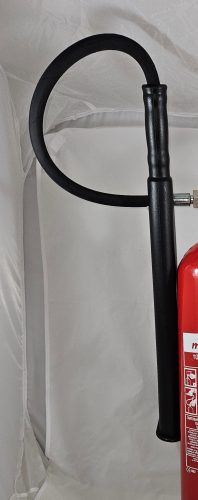 Schlauchgarnitur für MAXFIRE 5 kg CO2-Feuerlöscher, mit Schneedüse