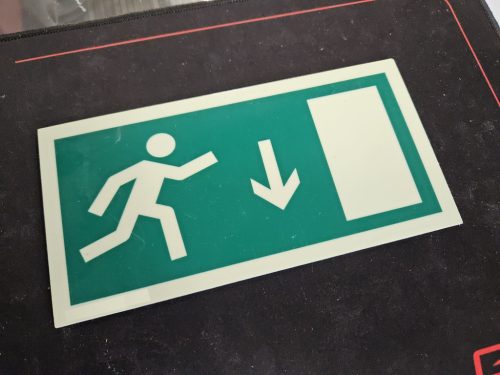 20x10 Down-Schild, hinterleuchtetes Schild (Verkauf)