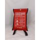 Fire blanket, fiberglass premium 1.2x1.8 meters DIN EN 1869, in holder